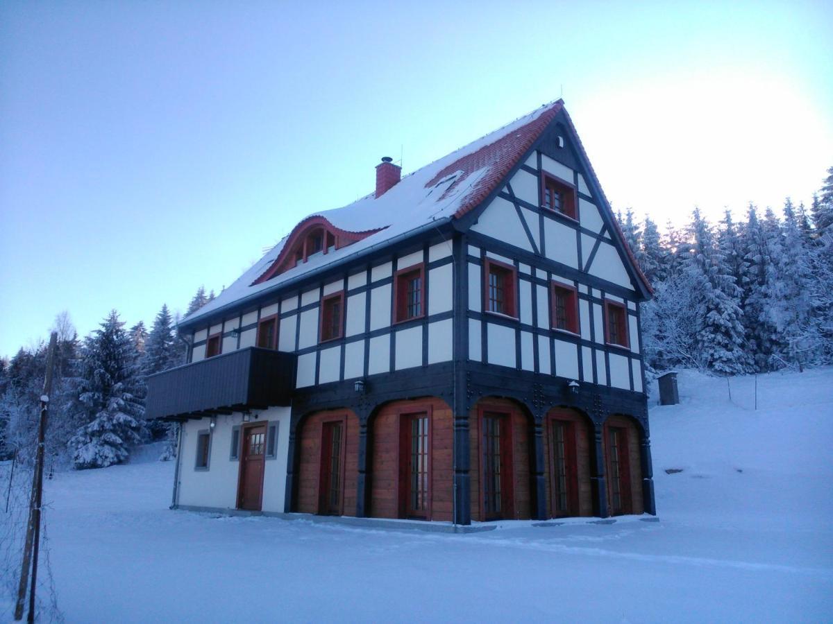 Izerski Horyzont - Dom Z Balia W Lesnej Perspektywie Kopaniec Extérieur photo