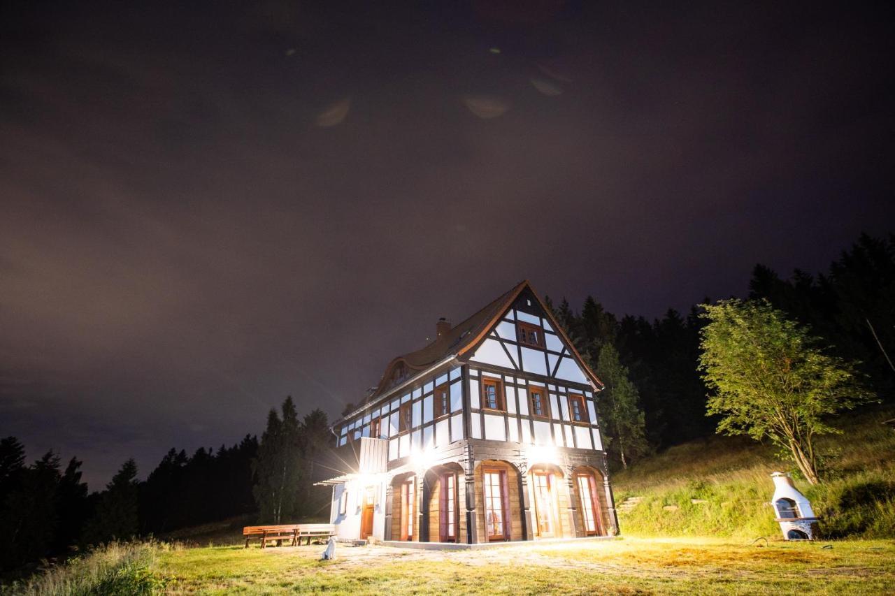 Izerski Horyzont - Dom Z Balia W Lesnej Perspektywie Kopaniec Extérieur photo